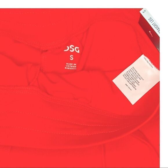 DSG Womens Performance Training Pants in Red Cherry Ice - Picture 4 of 5